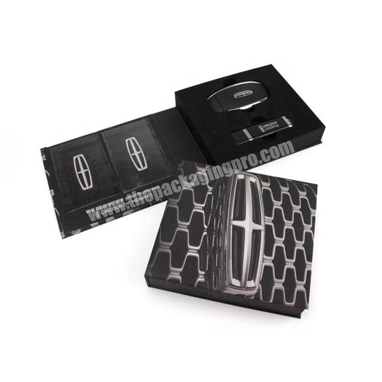Luxury car key gift box with foam insert