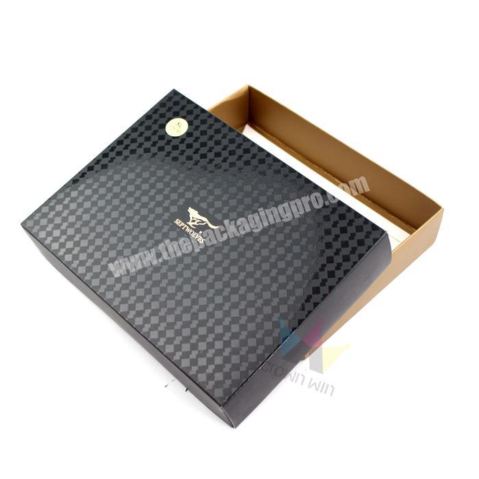 Luxury cardboard clothing packaging box for clothing packaging