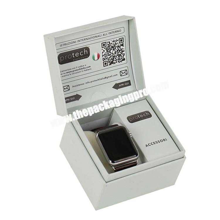 luxury cardboard design smart watch packaging box set