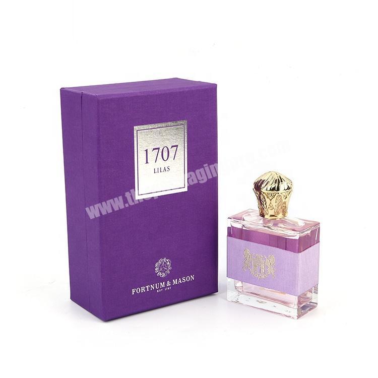 Luxury Cardboard Fancy Paper Empty Cosmetic Packaging Perfume Gift Box With Inside Eva