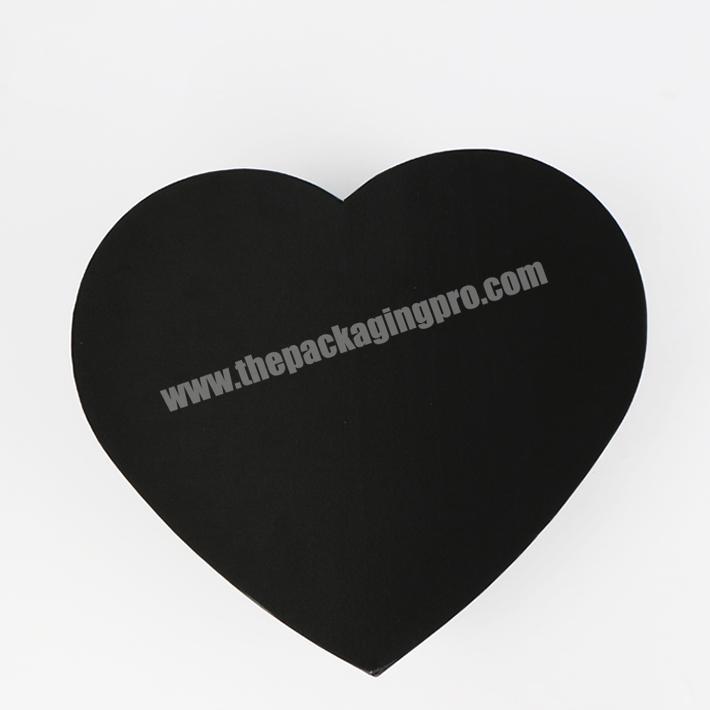 Luxury cardboard heart shape flower gift box wholesale