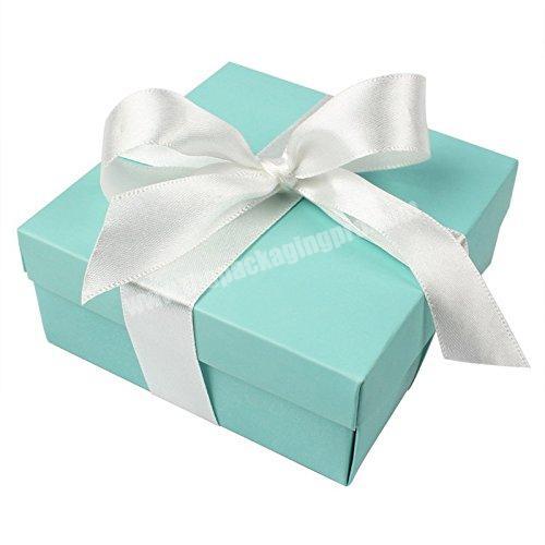 Luxury Cardboard Packaging Boxes Paper  Gift Box With Ribbon