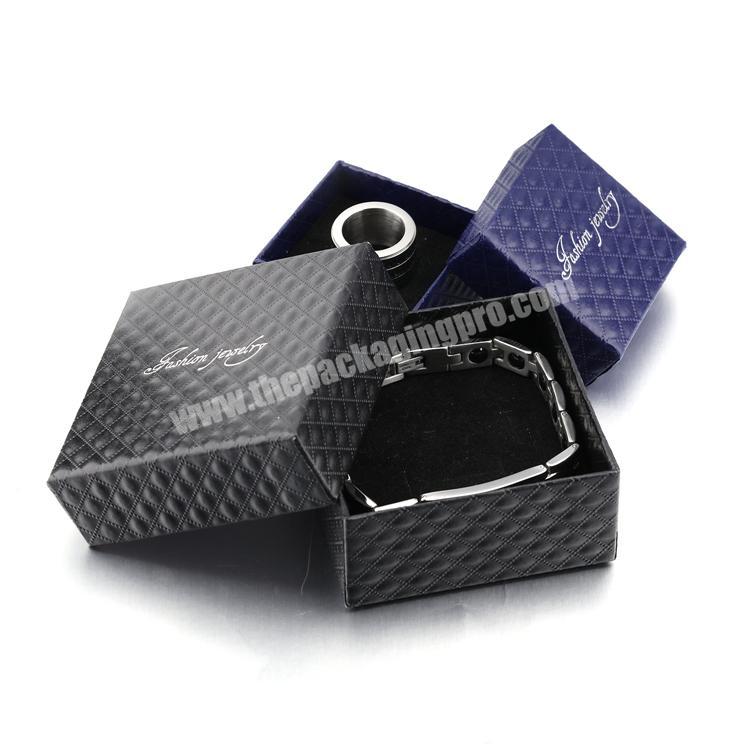 luxury cardboard packaging jewellery box custom logo