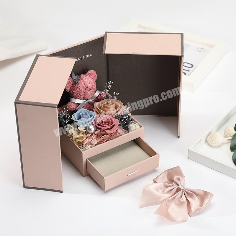 Luxury Cardboard Paper Wedding Gift Box Valentine's Day Gift Box
