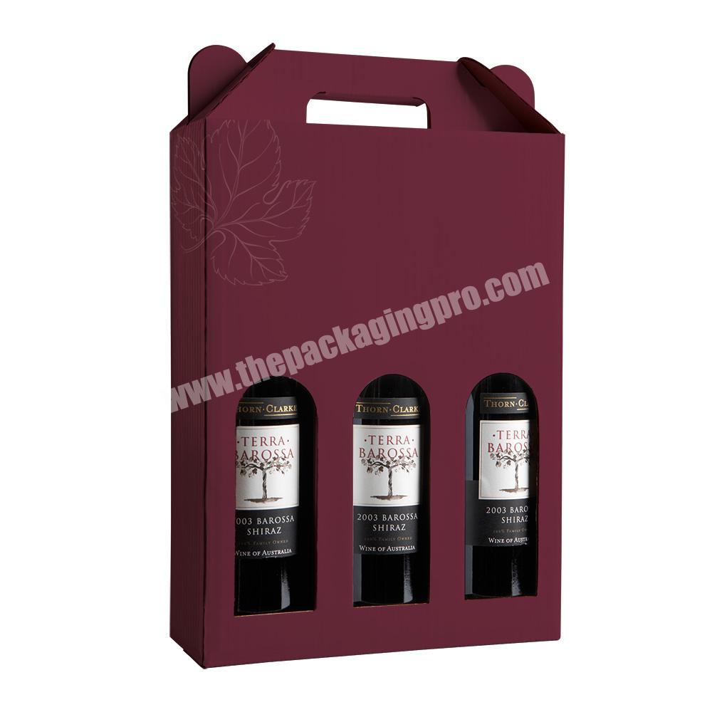 Luxury cardboard wine glass packaging boxes