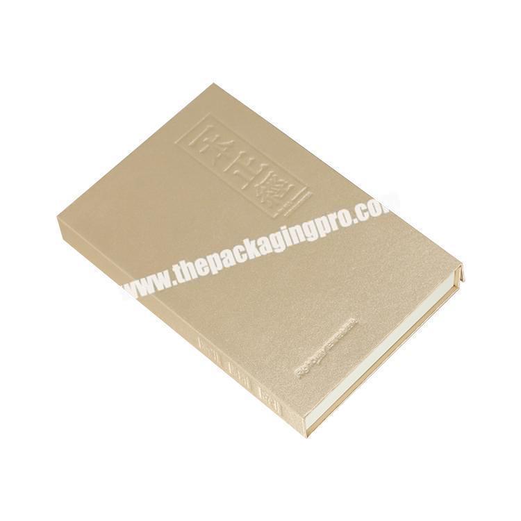 Luxury Christmas boxes for gift pack custom embossing book box gift box packaging