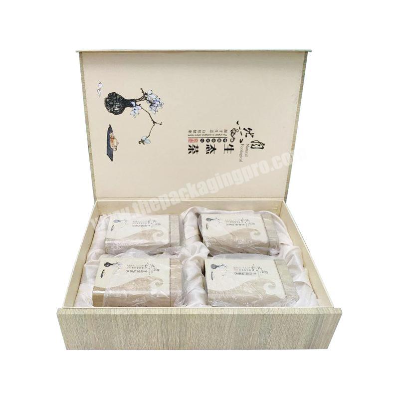 Luxury Classic Custom Design Square Custom Tea Box Case For Tea