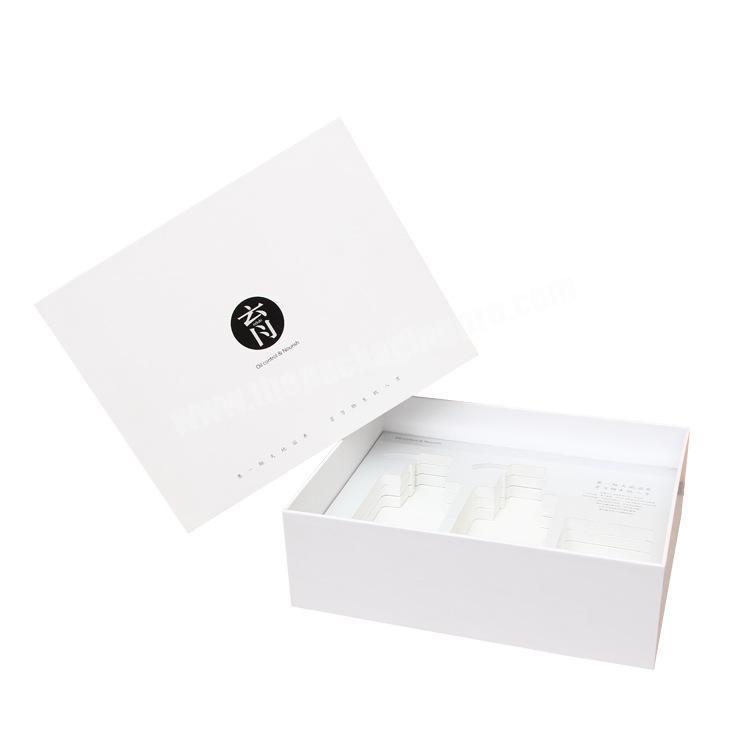 Luxury clothing packaging box custom logo print cosmetic folding paper boxes