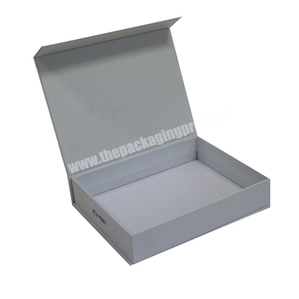 Luxury clothing packaging cardboard magnetic gift box with custom logo