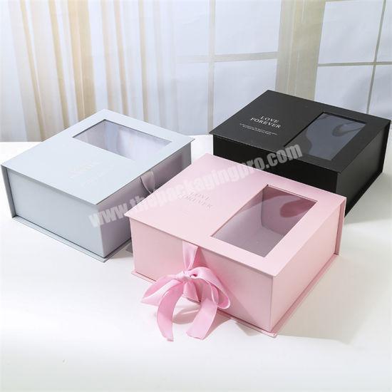 Luxury Colorful Book Shape Flower Packaging Paper Box