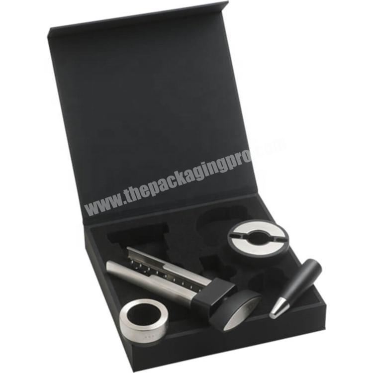 luxury corkscrew and wind bottle opener sets paper gift box wholesale