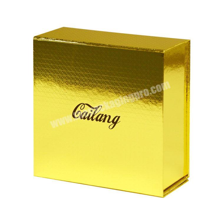 Luxury Cosmetic Foldable Color Paper Gift Boxes With Magnetic in folding packaging box