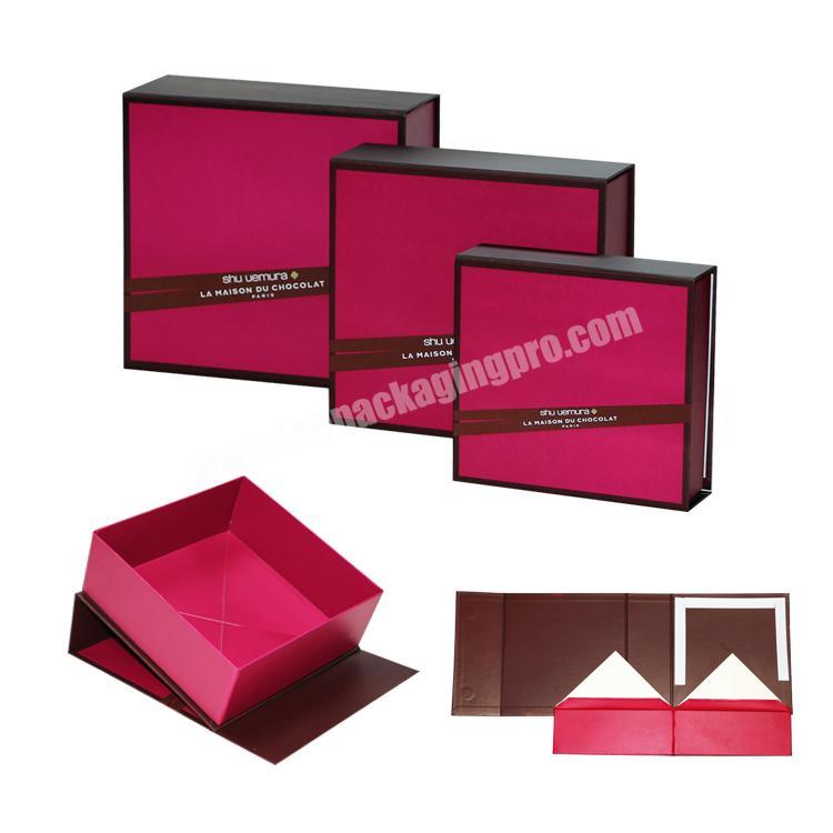 Luxury cosmetic folding packaging box