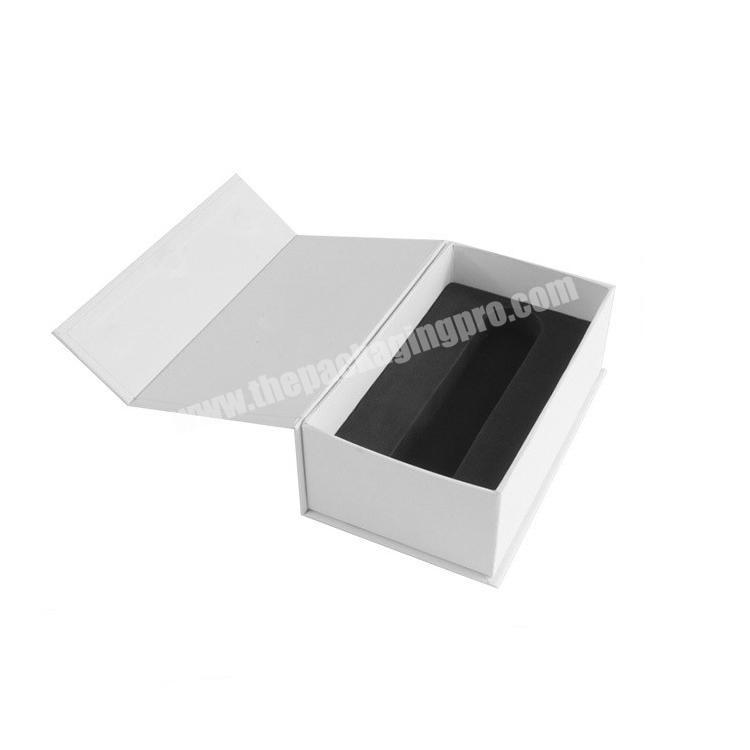 Luxury custom cardboard paper magnetic closure storage packaging boxes