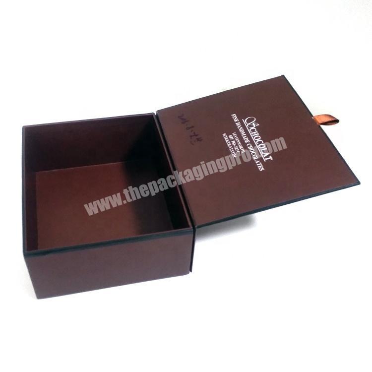 Luxury Custom Cardboard Paper Packaging Empty Candy Chocolate Gift Box