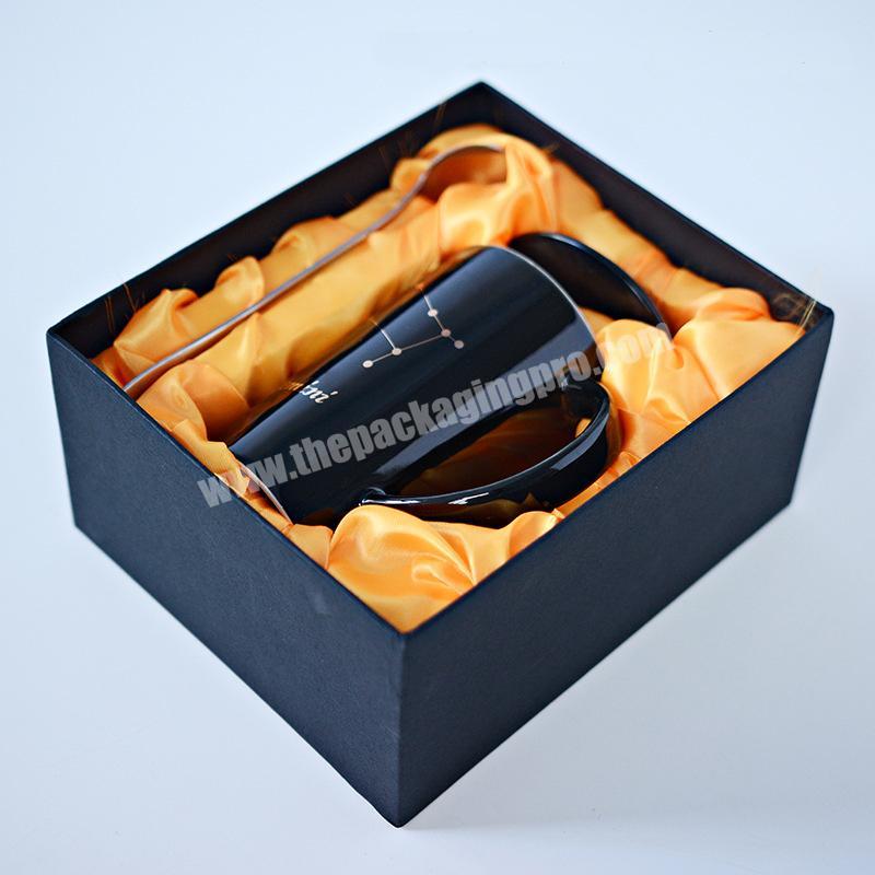 Luxury custom Cardboard Paper Packaging Mug Box Glass Cup Gift Box Manufacture, box for cups