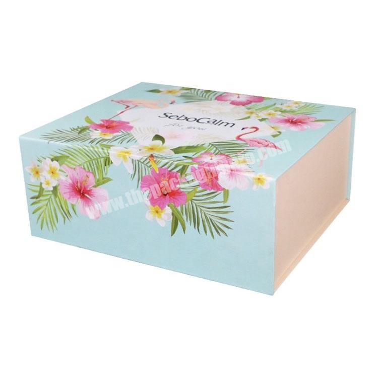 Luxury Custom Cmyk Printed Folding Paper Gift Box for Clothing