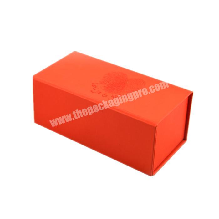 luxury custom collapsible storage crate red folding boxes