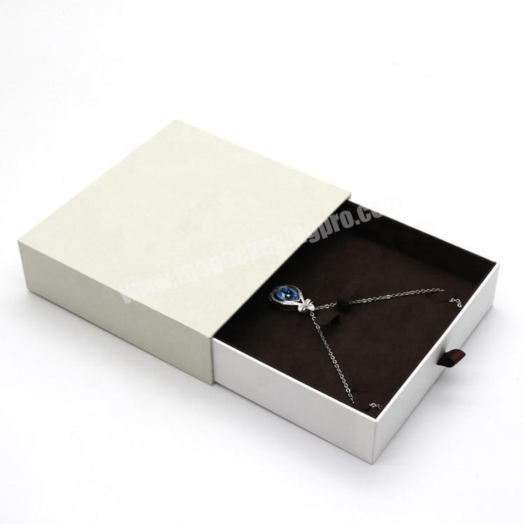 luxury custom design cardboard paper jewellery packaging box drawer