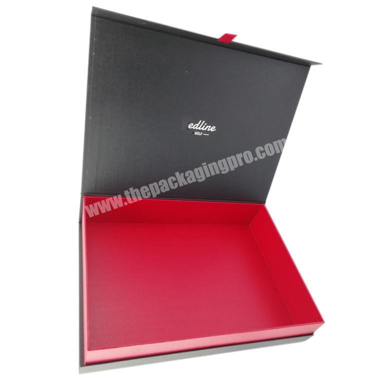 Luxury Custom Design Cardboard Paper Promotional Golf Set Gift Box