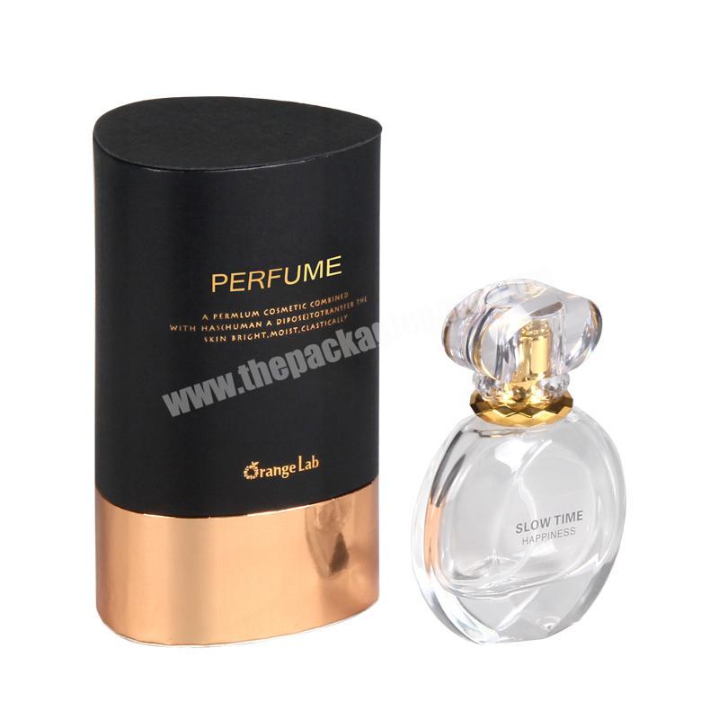Luxury Custom Design Cosmetic Packaging Black Paper Perfume Box