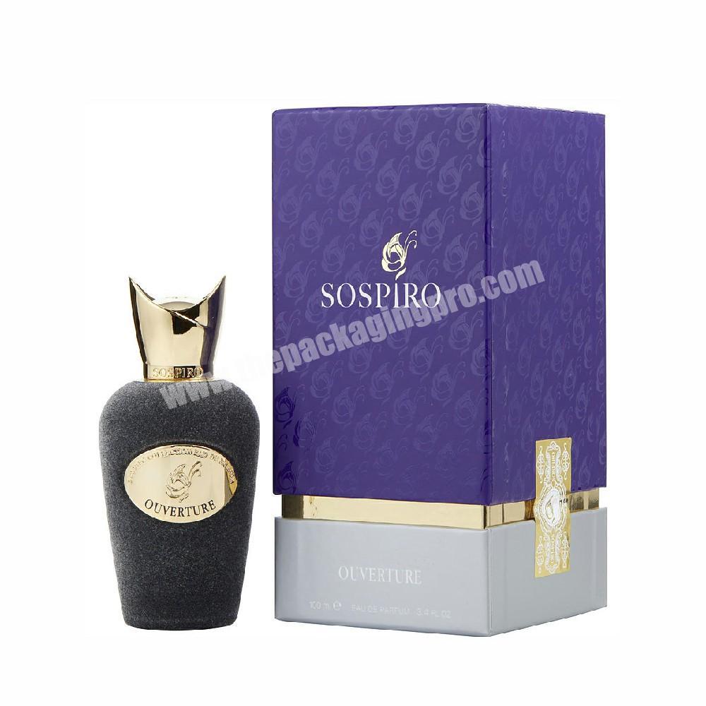 luxury custom design perfume paper box packaging design for perfume bottle