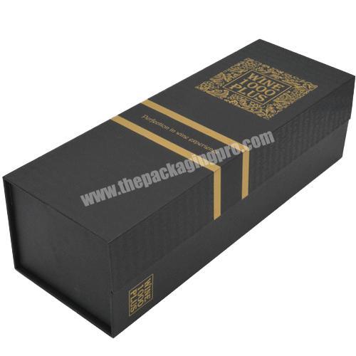 Luxury Custom Design Rigid Box with Gold Stamp for Wine Glass  Switch Packaging  Magnetic Closure Gift Box
