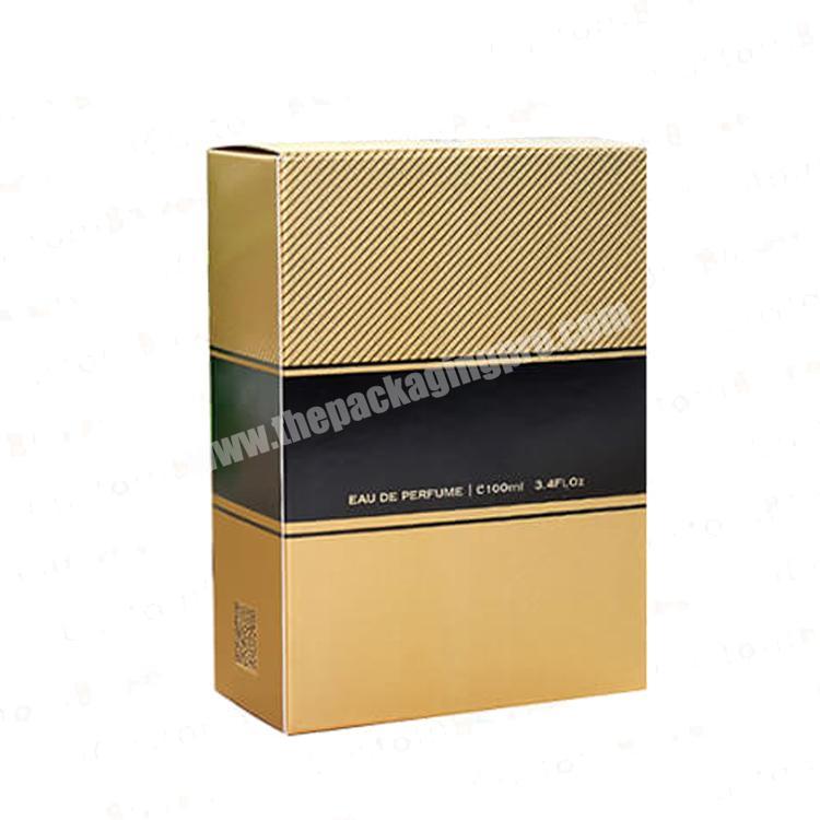 Luxury custom folding paper packaging boxes for perfume bottles