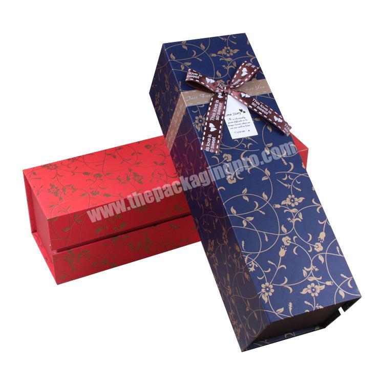 Luxury Custom Glass Whisky Alcohol Wine Glass Bottle Gift Box Packing factory in Guangzhou