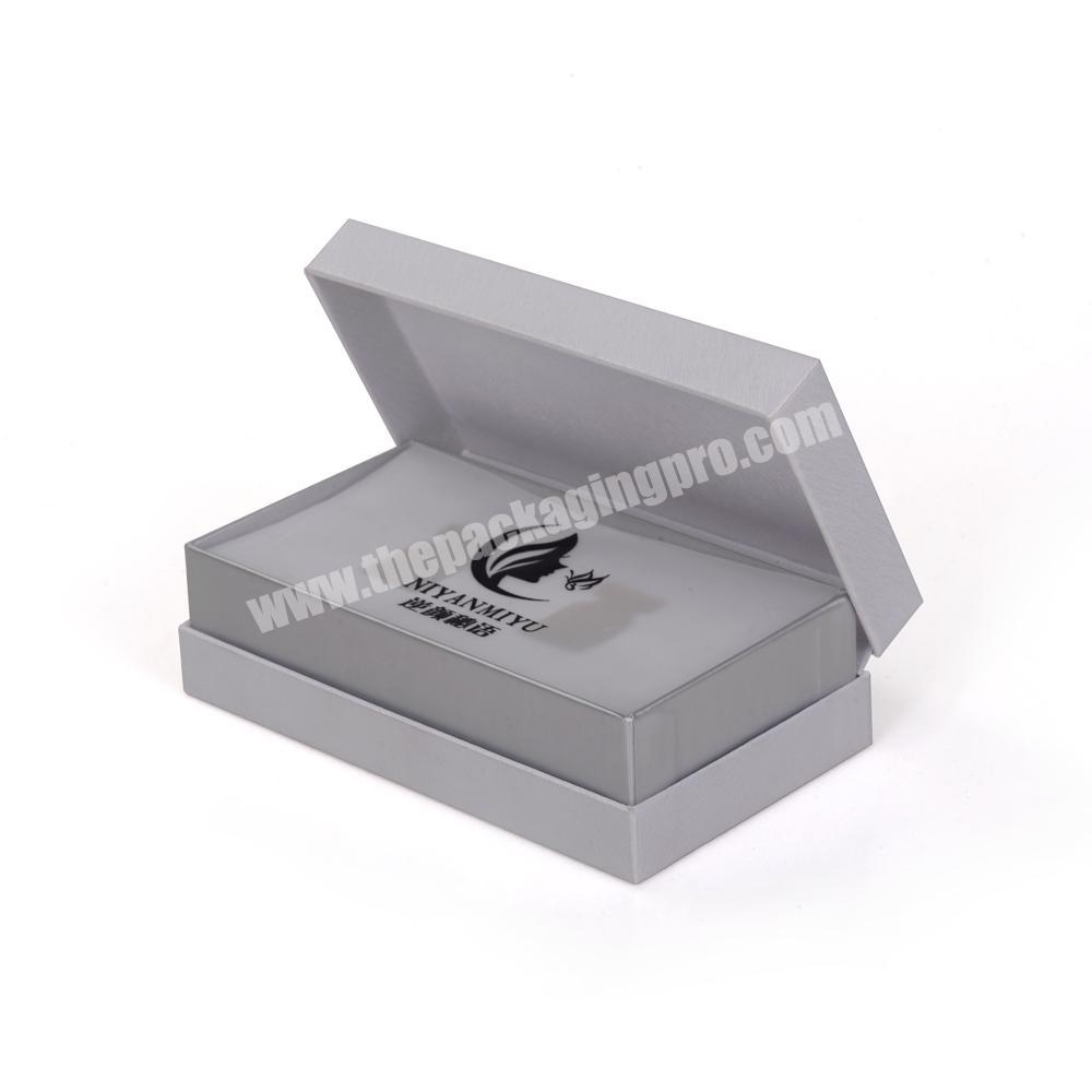 Luxury Custom Glitter Silver Solid Cardboard Shiny Box Packaging Gift Boxes Makeup