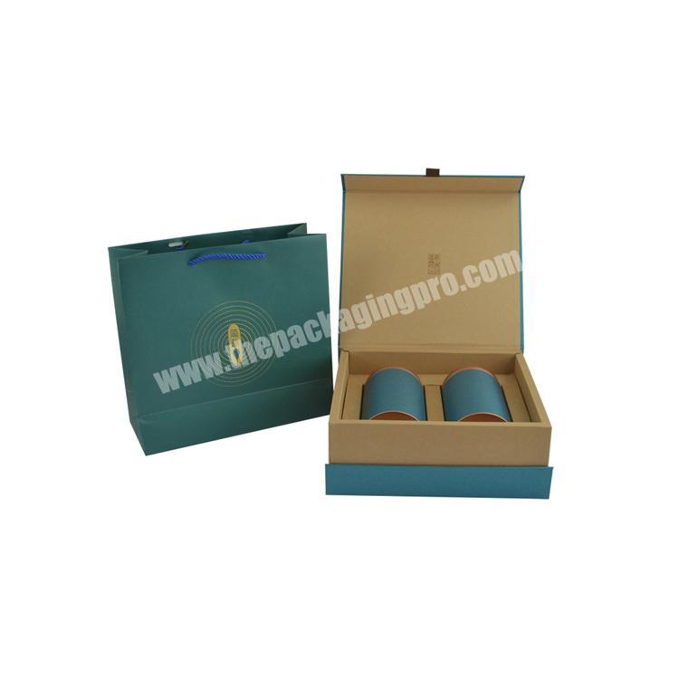 Luxury Custom High Quality Rigid Cardboard Package Kraft Box For Tea