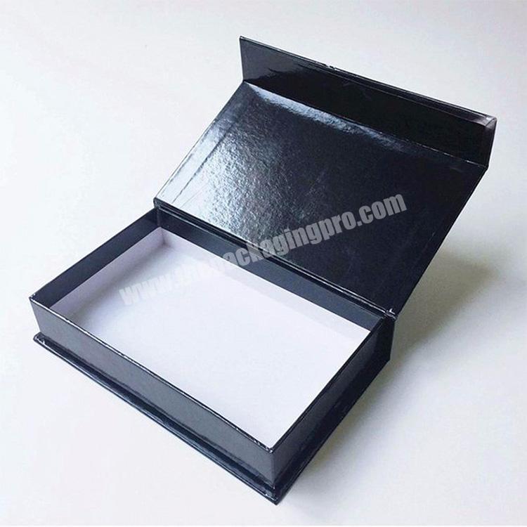 Luxury custom LOGO cardboard paper magnetic closure luxury thank you card gift packaging boxes