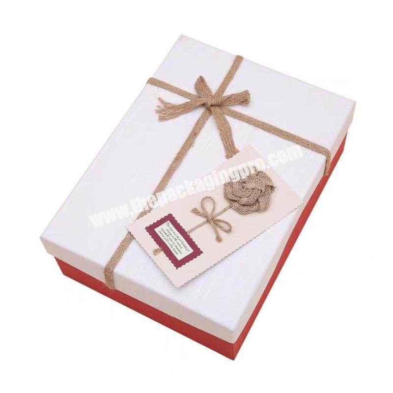 Luxury Custom logo Decorative Rigid Cardboard packaging boxes