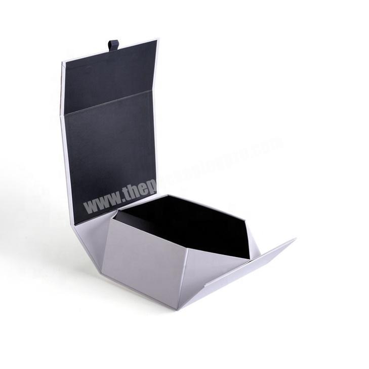 Luxury Custom Logo Folding Magnetic closure Paper Flat Packing Gift Box