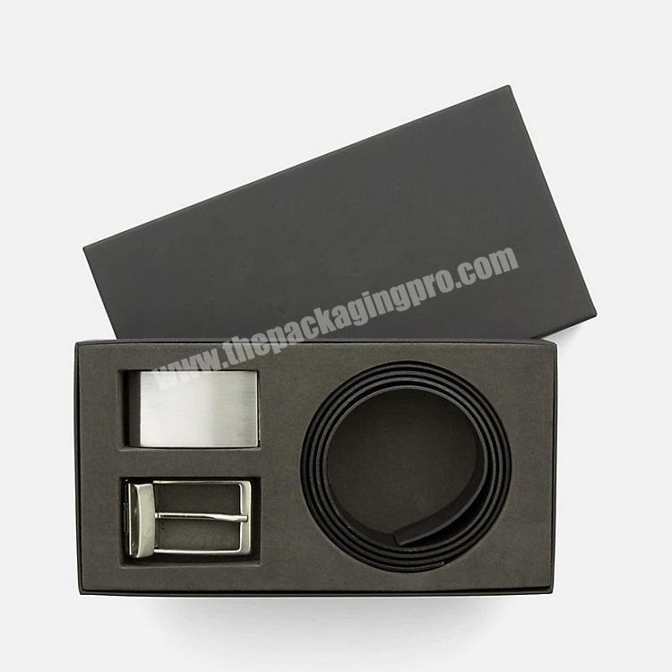 Luxury Custom Logo Hard Paper Leather Belts Gift Box with Magnet