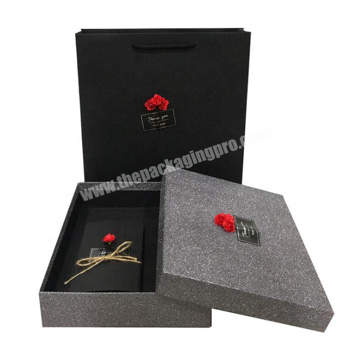 Luxury custom logo magnetic cardboard packaging boxes with insert