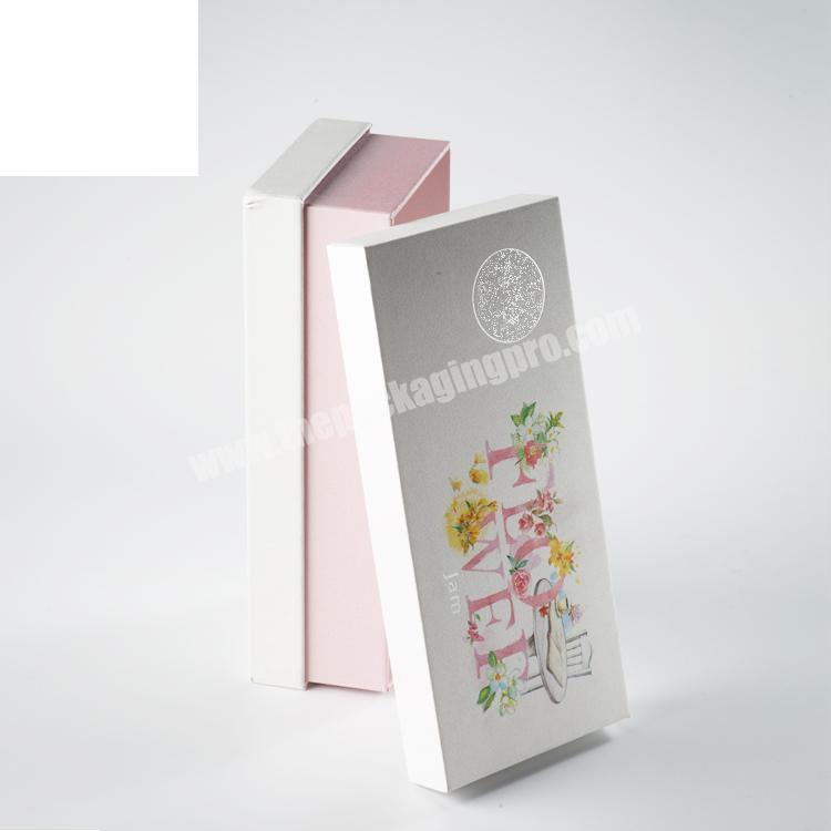 luxury custom logo paper lid and base chocolate boxes