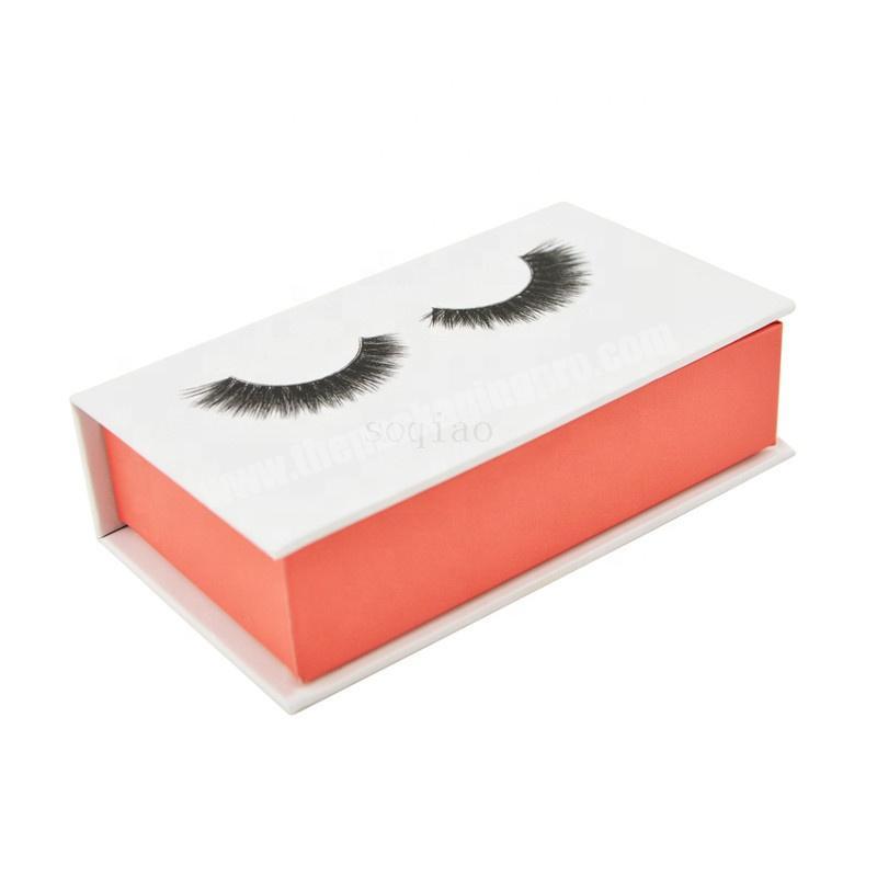 luxury custom logo printed 3D eyelash box eco friendly cosmetic packing boxes eyelash packaging box