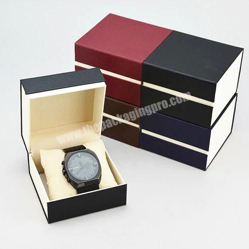 luxury custom logo recyclable paper package box retail watch box watches men wrist gift box wholesale
