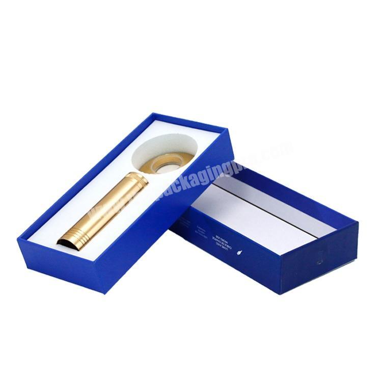 Luxury Custom Logo Rigid Cardboard Packaging Box Cosmetic Gift Boxes With Lid And EVA
