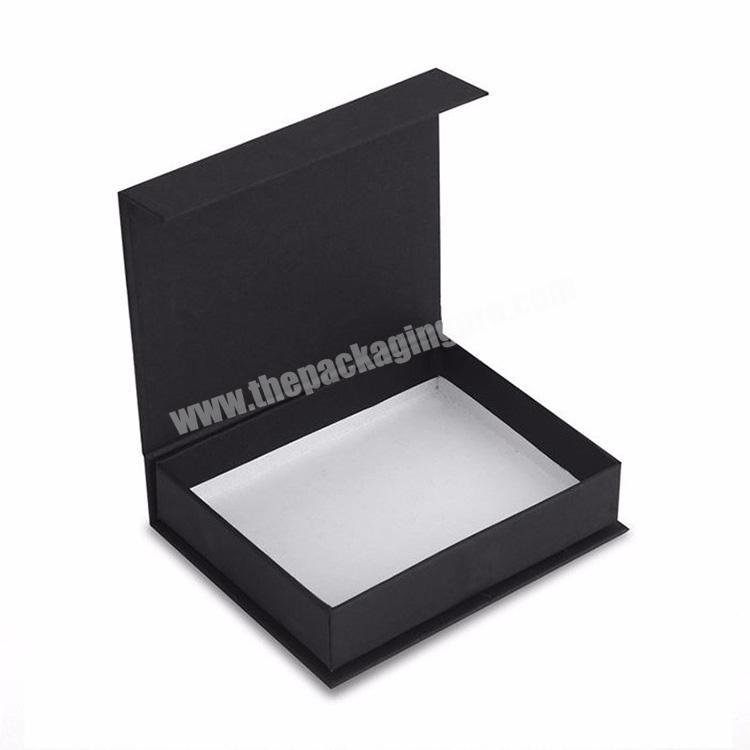 Luxury custom LOGO rigid cardboard paper magnetic closure bank credit card gift packaging boxes
