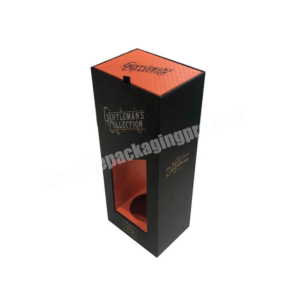 Luxury Custom Made Champagne Boxes Rigid Cardboard Paper Whisky Alcohol Wine Glass Bottle Gift Box Packaging