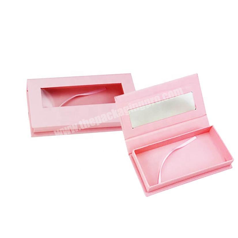 luxury custom magnetic pretty lashes packaging cosmetic eyelash paper gift box