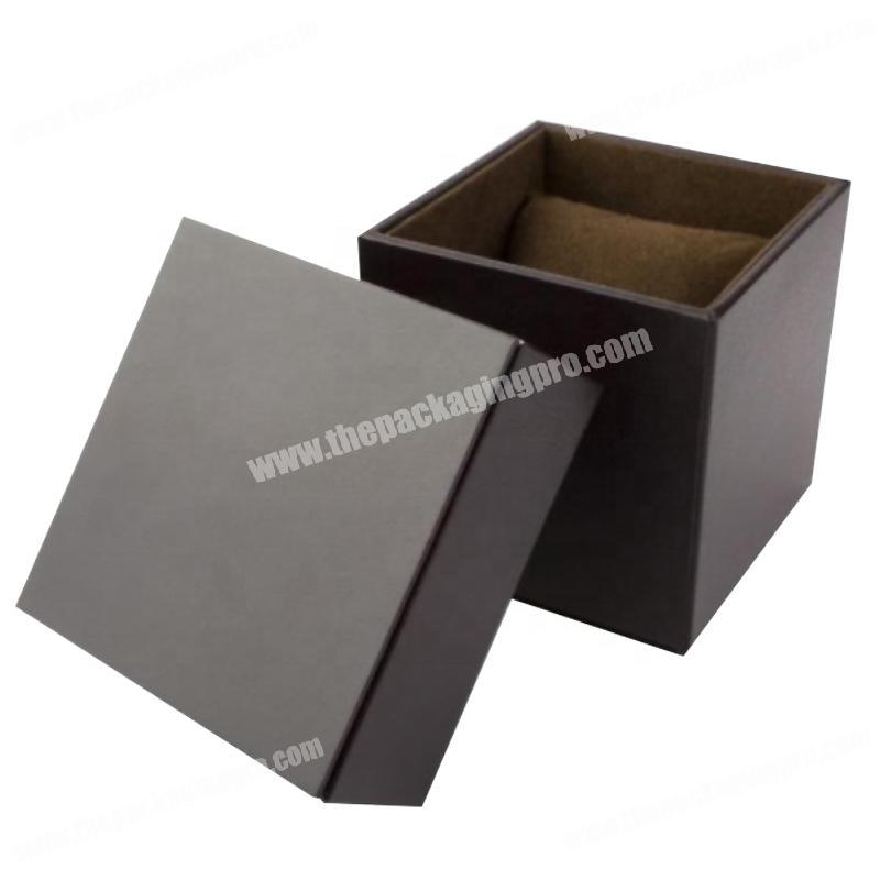 Luxury Custom Matte USB Box Lid And Base  High-end Watch Gift Box Packaging With Flocking Insert