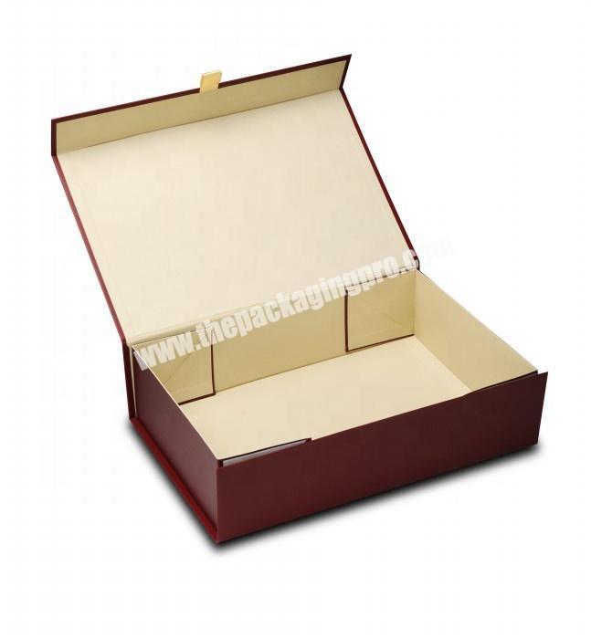 Luxury custom paper black folding magnetic make up packaging box for wholesale