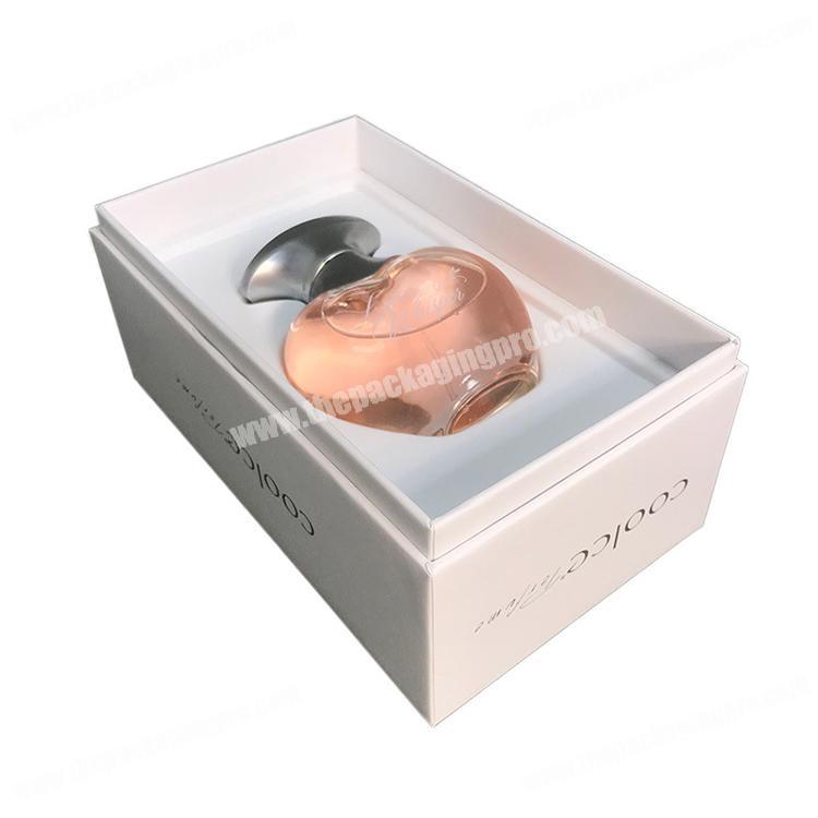 Luxury custom perfume bottle packaging box with insert