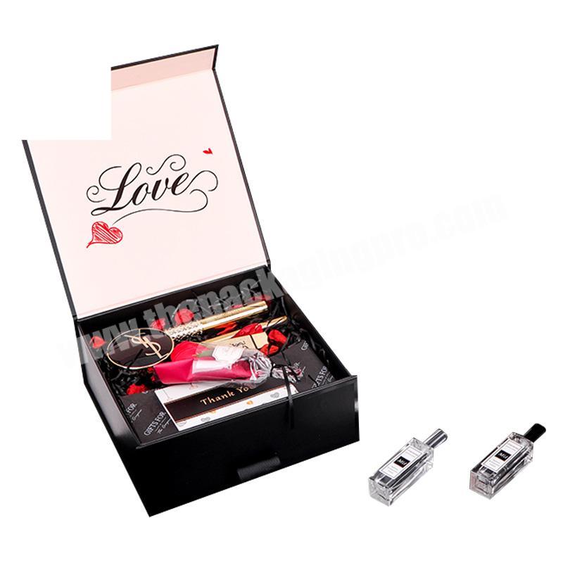 Luxury custom printed paper cardboard makeup cosmetic packaging perfume gift box