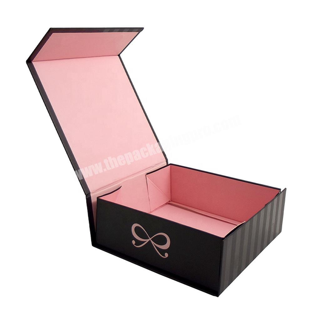 Luxury Custom Printed Paper Clothing Packaging Perfume Foldable Gift Box