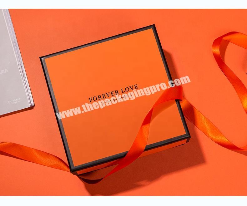 Luxury Custom tiffany blue Orange Perfume Watch Packaging Box For Gift