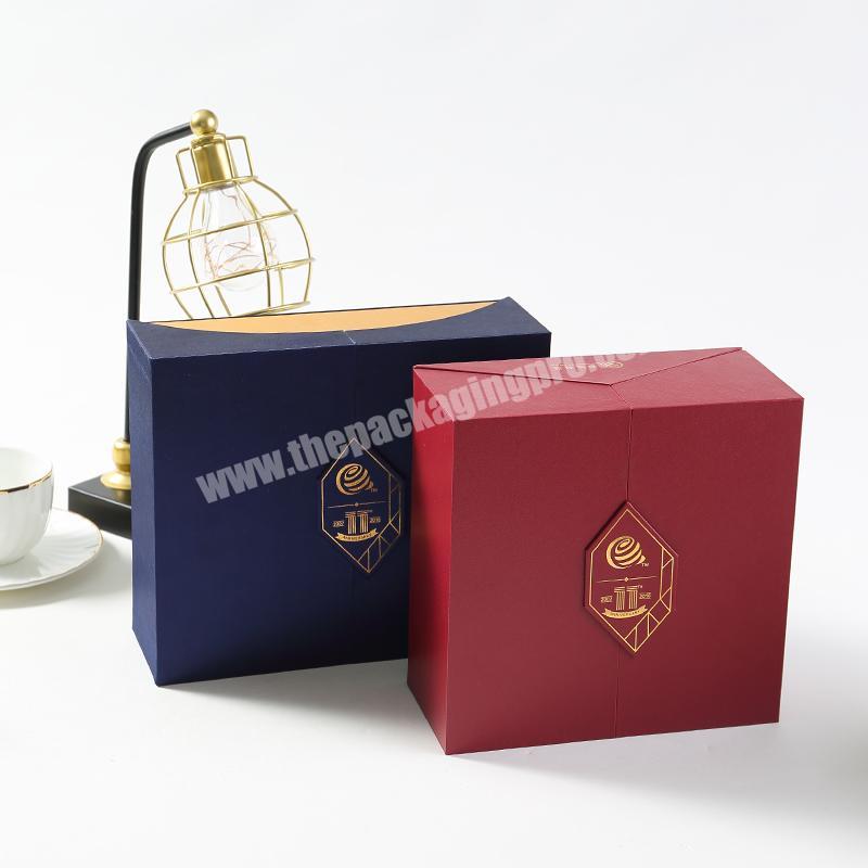 luxury customized box rigid multi-layer art paper box gift box of luxury cup